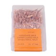 thumbnail image 2 of Copper Plated Durable Horseshoe Nails Improve Health Riding Equipment 250Pcs, 2 of 7
