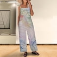 thumbnail image 2 of Birdeem Women Ladies Printed Summer Sleeveless Backless Loose Long Playsuits Rompers Jumpsuit, 2 of 6