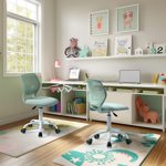 Homy Casa Ensemble de 2 chaise de bureau pivotante pour étudiant
