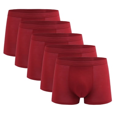 Lovzfmll Caleçons Boxeurs pour Hommes, Lot de 5, Shorts de sous-Vêtements Extensibles Grande Taille, Confortables et Respirants pour un Port Toute la Journée