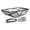 wavy, variant on Siruishop Bike Back Basket Bike Cargo Rack Convenient Heavy Duty Removable Dogs Carrier for Hiking Dogs Carrying Groceries Pets Camping wavy