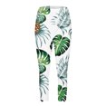 thumbnail image 3 of Pantalons Taille Élastique pour Femmes Pantalons d'Été Décontractés Taille Élastique Imprimés Pantalons de Plage Raccourcis Pantalons pour Femmes Taille Élastique, 3 of 5