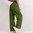 thumbnail image 3 of Pantalon pour Femmes Ample à Cordon, Poche, Décontracté, Sport, Jogger, Salopette, 3 of 6