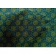 thumbnail image 4 of oneOone Cotton Silk Fabric Spiral Block Print Fabric BTY 42 Inch Wide, 4 of 4