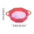 thumbnail image 3 of Fwttom Home Decor Food Grade Silicone Popcorn Bowl High Temperature Resistants Foldable Microwave Popcorn Bucket with Lid, 3 of 6