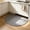 Gray-L, variant on Half Round Door Mat for Entrance, Waterproof Rug, Anti-Slip TPR Backing, Faux Sisal Material, Indoor Outdoor Use, 60x90cm, Includes 1 Mat