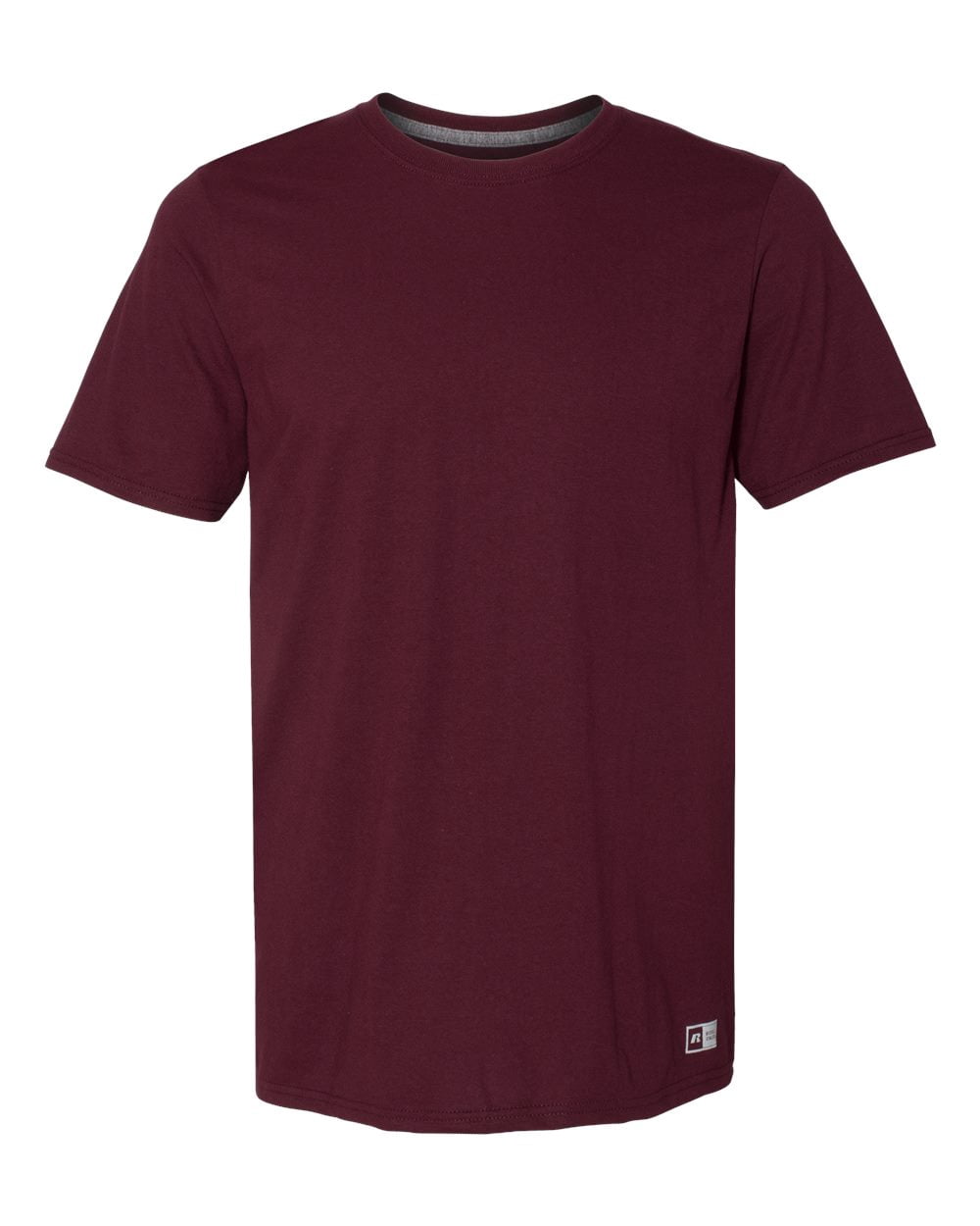 Russell Athletic T-Shirt de Performance Essentiel 60/40, m, Bordeaux