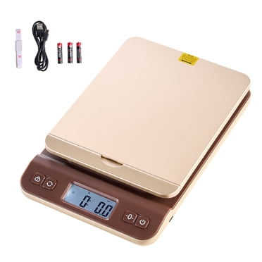 KFFKFF Digital Shipping Postal Scale, 0.1 oz High Accuracy, 88 lbs Postal Scale with Hold/Tare/Auto-off Function, Flip Holder Design & Easy Calibration
