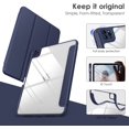 thumbnail image 2 of for iPad 10.9(2020), iPad 10 10.9 Inch Case with Transparent Shockproof Back Cover[Built-in Pencil Holder,Auto Sleep/Wake,Camera Protection]-Navy, 2 of 7