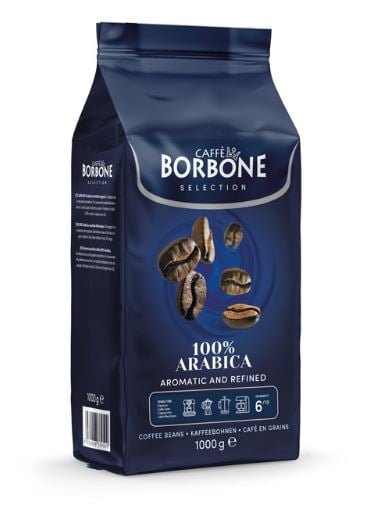 Caffe Borbone 100% Arabica 1 Kg bag of whole coffee beans - (Intensity 6/10)