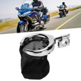 thumbnail image 1 of Motorcycle Cup Holder, Motorcycle Cup Holder Universal Aluminium Alloy Replacement For 25mm Handlebar, 1 of 8