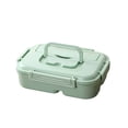 thumbnail image 2 of BUTASY Bento Box Plastic Lunch Box Simply Divided Lunch Box Outdoor Sealed Portable Fast Food Box Student and Office Worker Bento Box Lunch Box, 2 of 6