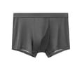 thumbnail image 1 of Posijego Men's Seamless Boxer Briefs Short Leg Underwear Mens Soft Breathable Stretch Underpants Solid Color, 1 of 2