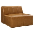 thumbnail image 3 of Modway Bartlett Sectionnel Moderne 5 Pcs en Similicuir, Fini Beige, 3 of 11
