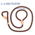 thumbnail image 3 of Flush P Chain Leash Nylon Sewn Leather Pet Dog Leash Extended Thick Training Dog Leash Leash P Rope Waist Leash for Small Dogs Harnesses Dog Line for outside Dog Leash for Running Dog Leash with Poop, 3 of 4