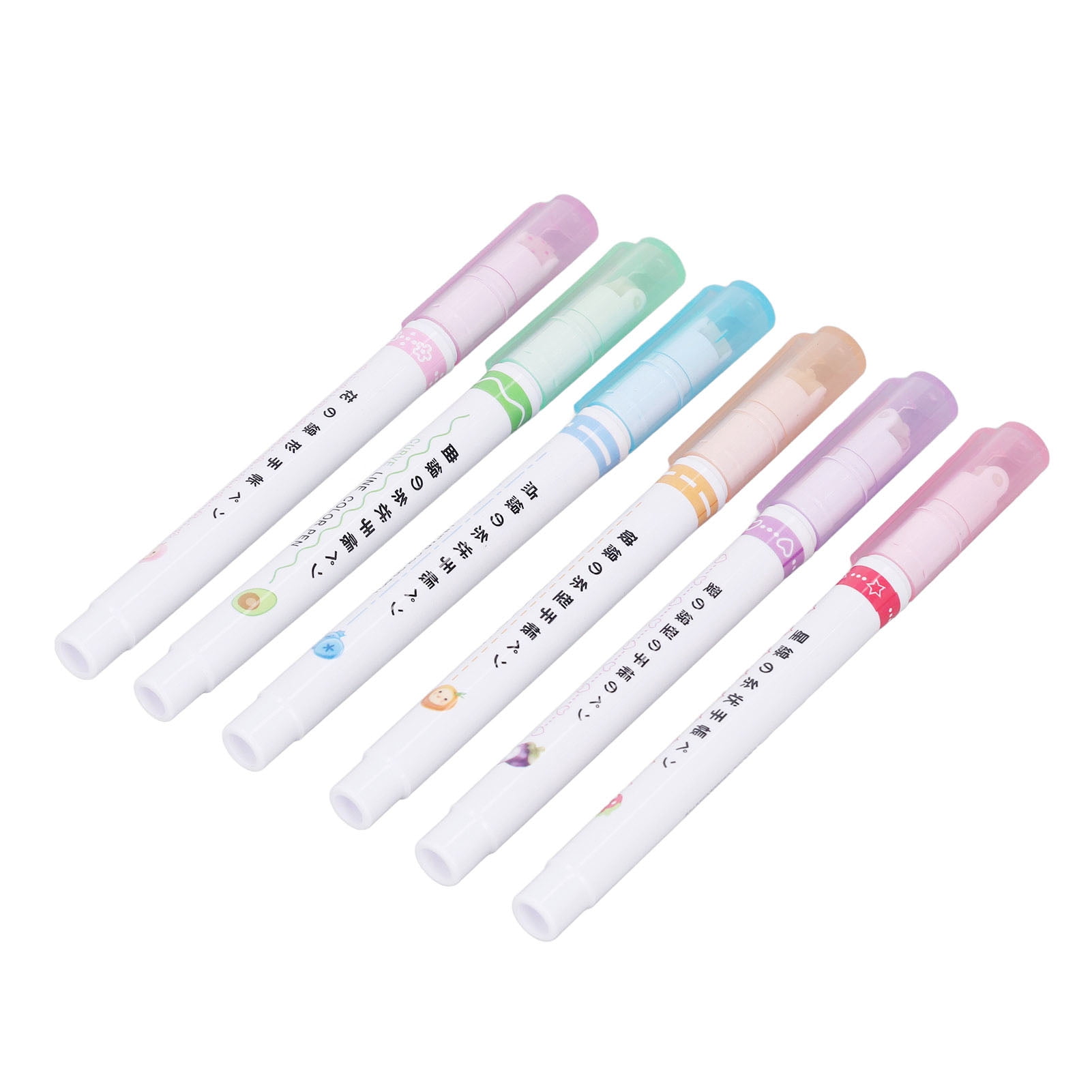 Doodle Outline Markers, Outline Markers Wide Applications 6 Colors  For DIY