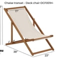 thumbnail image 2 of Deck chair-coral, 2 of 2