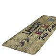 thumbnail image 4 of YAOMOBB Low Profile Laundry Mat Water Absorbent Floor Mat Laundry Room Letter Printed Non Slip Stain Resistant Bathroom Carpet, 4 of 6