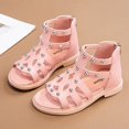 thumbnail image 4 of B91xZ Chaussures de Fille Robe Été Extérieur Plage Sport Sandales à Bout Ouvert, Rose 9, 4 of 5