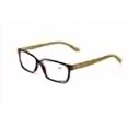 thumbnail image 3 of Vision World Genuine Bamboo Rectangular Reading Glasses Men Women Readers (Tortoise, 2.5 x), 3 of 4