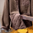 thumbnail image 5 of LSLJS Women Warm Pocket Coat Long Jacket Winter Sleeve Down Parkas, 5 of 5