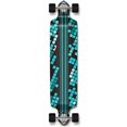 thumbnail image 1 of YOCAHER Professinal Speed Drop Down Complete Longboard Skateboard (Black Digital Wave), 1 of 5