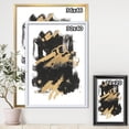 thumbnail image 3 of Designart Gold and Black drift I Framed Wall Art, 3 of 3