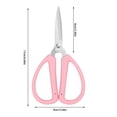 thumbnail image 2 of Matoen Stainless Steel Household Scissors for Office and Study Students Cutting Plastic Handles Cutting Fabrics Cutting Thread Ends Pointed DIY Small Scissors, 2 of 5