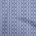 thumbnail image 1 of oneOone Cotton Flex Medium Blue Fabric Asian Block DIY Clothing Quilting Fabric Print Fabric by Yard 40 Inch Wide, 1 of 4