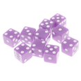 thumbnail image 1 of Esquirla 10x D6 Dice Playing Games Set for Bar High Quality 16mm Light, 1 of 8