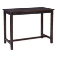 thumbnail image 1 of Linon Claridge Table de Pub en Bois de 36 Pouces Hauteur Comptoir, Brun, 1 of 9