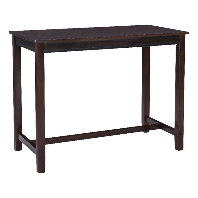 Linon Claridge Table de Pub en Bois de 36 Pouces Hauteur Comptoir, Brun