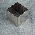 thumbnail image 3 of Square Mousse Mold Stainless Steel Cake Ring Mousse Cutter Cake Mold Dessert Ring Pastry Mould Baking Tool (Silver 3 Inch), 3 of 8