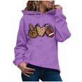 thumbnail image 1 of Pull à Capuche pour Femmes, Pull Décontracté à Manches Longues, Sweat à Capuche Léger à Cordon, Pull Ample Décontracté pour Femmes, 1 of 5