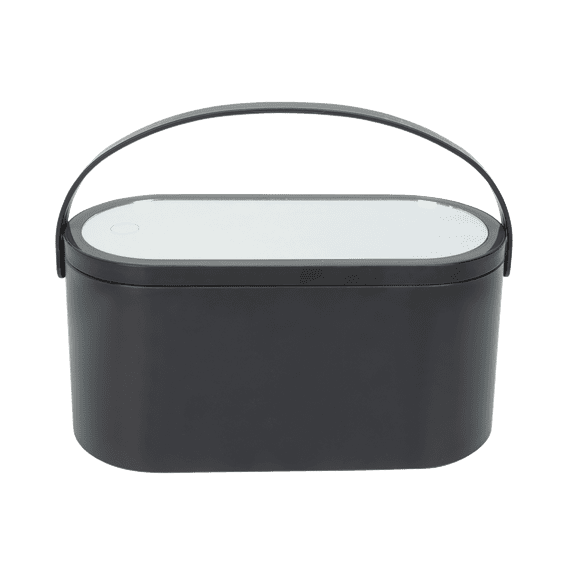 Equate Étui de toilette rigide avec miroir DEL