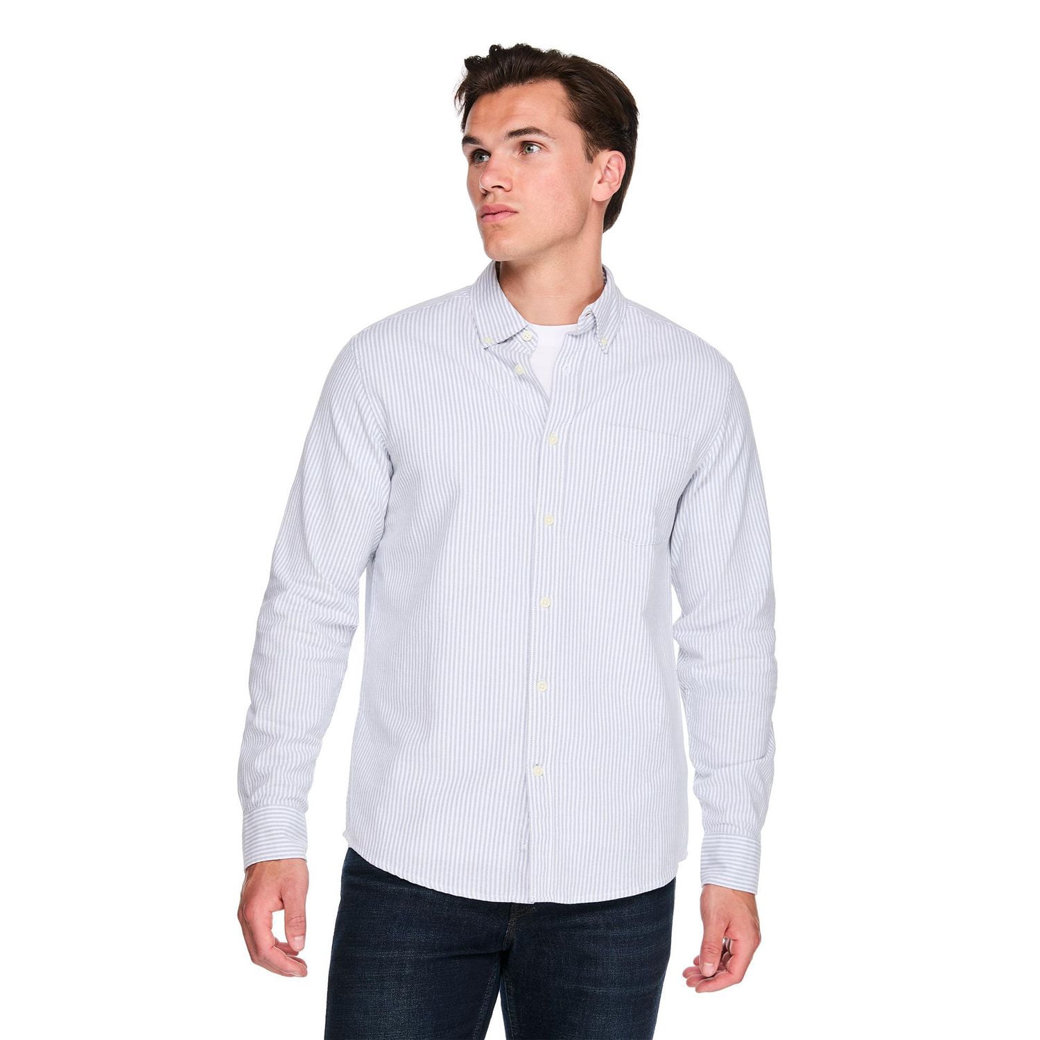 George Men's Long-Sleeve Button-Down Shirt