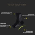 thumbnail image 3 of Iumwxz Orthopaedic Compression Socks Foot Compression Ankle Support Plantar Fasciitis Socks Grip Socks Football Fitness Socks 2 Pairs, 3 of 3