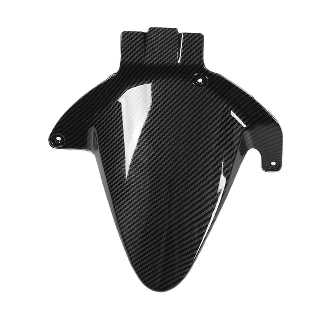 Protection Anti-Éclaboussures de Roue de Moto, Remplacement de Garde-Boue Arrière de Moto ABS pour CBR600RR 2007-2012 pour le Style de Réparation de Fibre de Carbone, Noir, Rouge