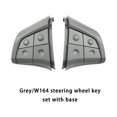 thumbnail image 3 of Maoww Interior Switch Wireless Controls Button Multifunctional Steering Wheel Key Controlling Controller Vehicle Replacements Grey W164 with Base, 3 of 6