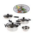 thumbnail image 2 of 20 Pcs Casseroles en Acier Inoxydable Miniatures Jouet de Cuisine Cadeau pour Enfant, 2 of 6