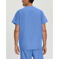 thumbnail image 3 of Landau Essentials Haut de Sarrau à 5 Poches pour Hommes : Coupe Classique et Décontractée, Col en V Durable Médical 7489, 3 of 5