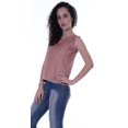 thumbnail image 3 of Moomaya Haut Sans Manches Uni pour Femmes Blouse en Schiffli Tunique Décontractée d'Été, 3 of 6