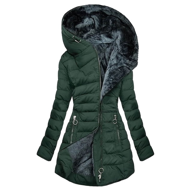 LOVZFMLL Jackets for Women FALL And Winter Clothing Solid Color Hooded Cotton