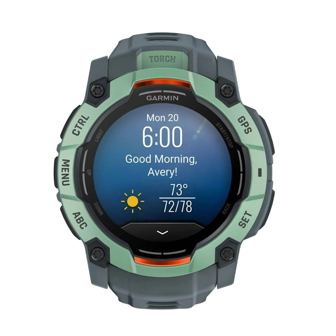 Garmin Instinct¬Æ 3 Tactical Edition, 45mm, Solar Charged Display, Rugged Outdoor GPS Smartwatch
