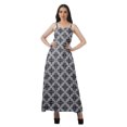 thumbnail image 1 of Moomaya Robe d'Été Sans Manches pour Femmes, Ligne A, Imprimée Partout, pour Fête, 1 of 4