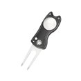 thumbnail image 1 of Golf Pitch Divot Repair Switchblade Kit Detachable Magnetic Ball Marker Groove Cleaner Black, 1 of 9