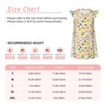 thumbnail image 3 of Vsdgher Icônes Médicales pour Filles Chemises de Nuit Manches Courtes à Volants Robe de Nuit Pyjama pour Fête Pyjama-TG, 3 of 6