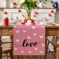 thumbnail image 4 of Boovnll Valentines Day Table Runner, 13x35" Valentine's Day Printing Table Runner, Valentines Table Runner for Holiday Kitchen Dining Table, Party Decor, Valentines Day Decorations, 4 of 6
