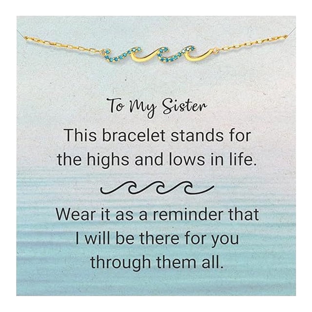 1 Gold Set With Blue Diamond Ladies Family Simple BraceletThe Best Gift for A Loved One