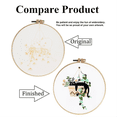 thumbnail image 2 of 5 Sets Embroidery Kit for Beginners Adults , Hand Embroidery Kit Embroidery Kit for Beginners, 2 of 10
